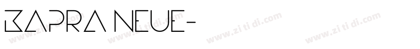 kapra neue字体转换